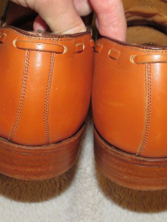 E. Vogel Bespoke Chestnut Calf Leather Tassel Kiltie Moccasian Loafers 11 EE